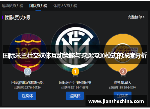 国际米兰社交媒体互动策略与球迷沟通模式的深度分析